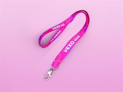 Premium Psd Lanyard Id Card Holder Branding Mockup