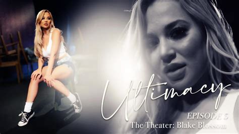 Blake Blossom Pretty Blonde Actress Is On The Stage Rehearsing