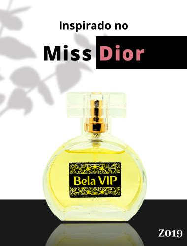 Perfume Contratipo Bela Vip Inspiração no Miss Dior ZULLIT