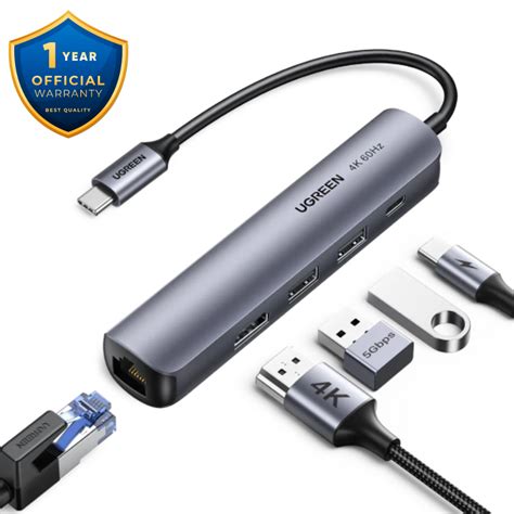 Ugreen Cm Ultra Slim In Usb C Hub Penguin Bd