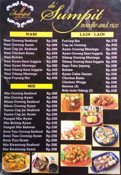 Selalu diperbarui! Menu De Sumpit, Bubutan, Surabaya