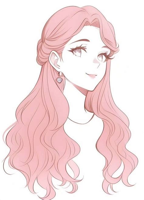 Pin By El Pepe On Anime Retrato Anime Hair How To Draw Hair Long