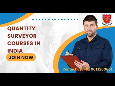 Quantity Surveyor Courses In India Youtube