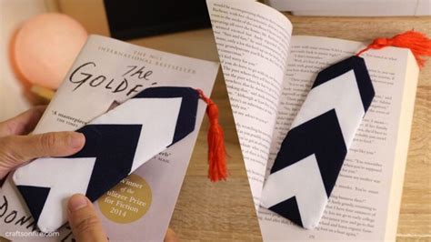 How To Sew A Tassel Bookmark Step By Step Craftsonfire