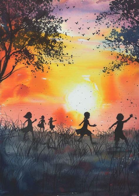 Watercolor Sunset Wonders: 30 Inspirations to Paint the Sky - Artsydee ...