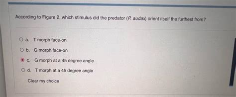 Solved Response To Face On And Views Of M Inclemens Chegg