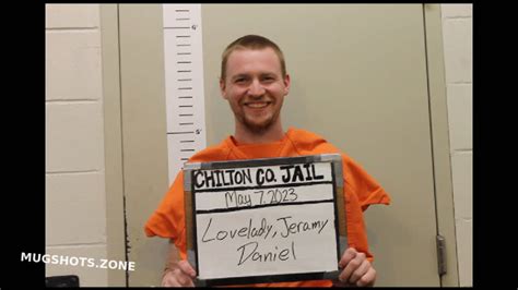 LOVELADY JERAMY DANIEL 05 07 2023 Chilton County Mugshots Zone