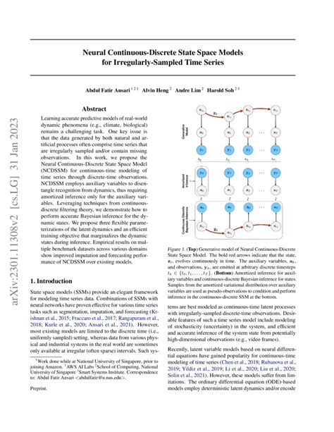 Neural Continuous Discrete State Space Models For Irregularly Sampled