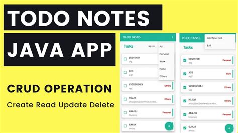 How To Create TO DO List App In Android Studio JAVA With CRUD