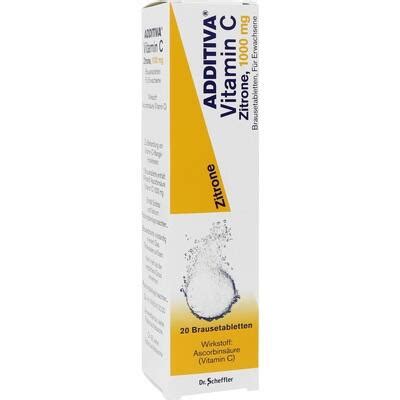 Additiva Vitamin C 1 G Brausetabletten Shop Der Apotheke Am Theater