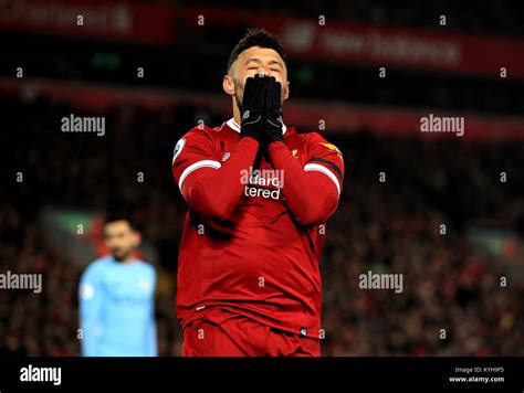 Liverpool S Alex Oxlade Chamberlain Reacts During The Premier League