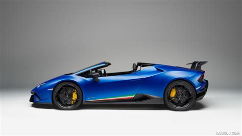 2019 Lamborghini Huracán Spyder Performante Side Caricos