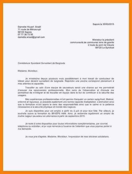 Lettre De Motivation Restauration Modèle gratuit de lettre