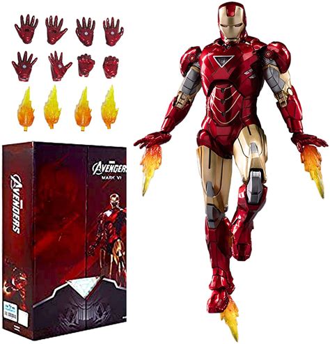 Buy FIGLot ZD Toys M Iron Man Mark 6 Mark VI 7 Action Figure Online At