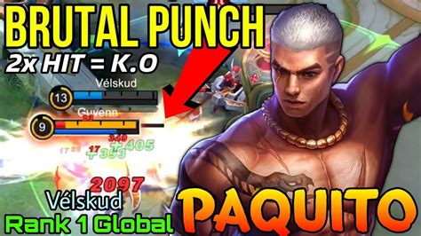 Brutal Punch Paquito X Hit Kill Top Global Paquito By V Lskud