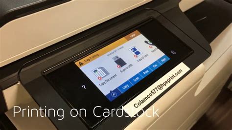 How To Print On Cardstock Cardstock Printers By Colamco Youtube