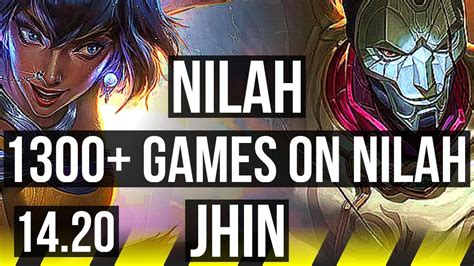 NILAH Rell Vs JHIN Pyke ADC 1300 Games 7 2 7 KR Diamond