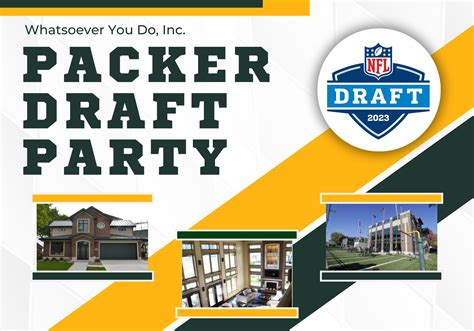 Whatsoever You Do Inc Packer Draft Party April 28 2023