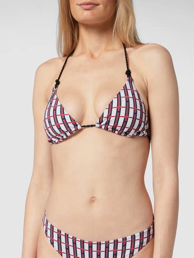 Tommy Hilfiger Bikini Oberteil In Triangel Form Weiss Online Kaufen