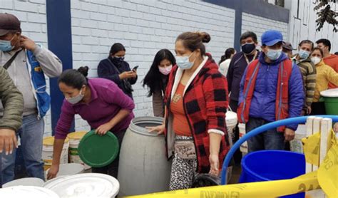 Sedapal sobre corte de agua en SJL No se les cobrará el recibo tendrá