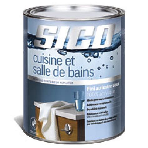 Peinture Pour Cuisine Et Salles De Bains SICO Au Latex 100 Acrylique