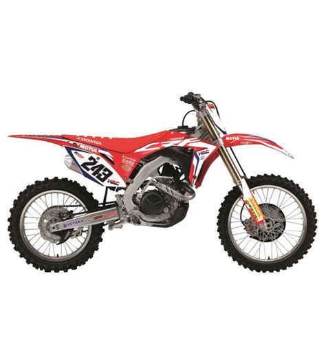 Kit déco de cache radiateur BLACKBIRD Replica Team HRC 2017 Honda CRF450R