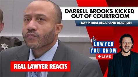 LIVE Real Lawyer Reacts Darrell Brooks Kicked Out Of Courtroom