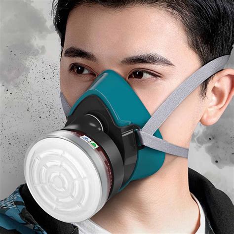 YOFOKO Air Purifying Mask, Reusable Respirator Gas Mask Half Facepiece