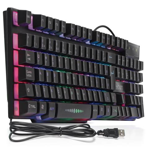 Teclado Semi Mecanico Gamer Usb Pc Computador Abnt Luminoso R