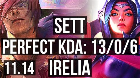 Sett Vs Irelia Top Legendary Rank Sett Rank Kr