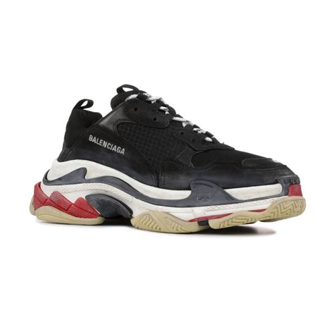 Triple-S BLACK WHITE RED – SBT Style