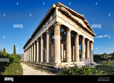 El Templo De Hephaistos 460 Ac También Conocido Como Theseion