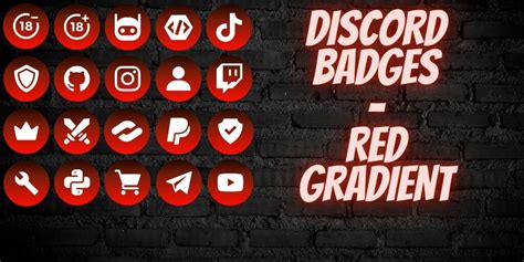 Discord Badges Gradient Builtbybit