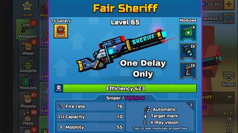 Fair Sheriff Is Back One Delay Sniper Pixel Gun D Cat Spam