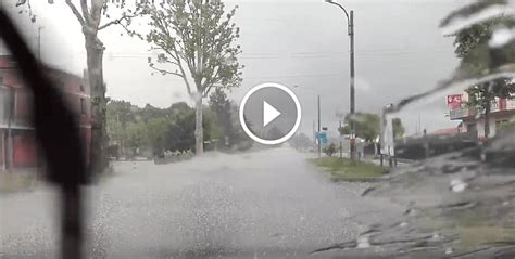 Maltempo In Emilia Forte Temporale Con Grandine Su Mirandola Video