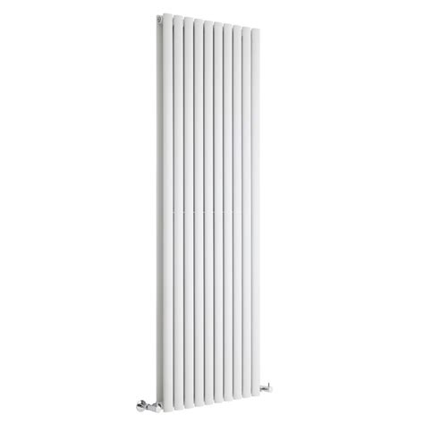 Milano Aruba White Vertical Designer Radiator Mm X Mm