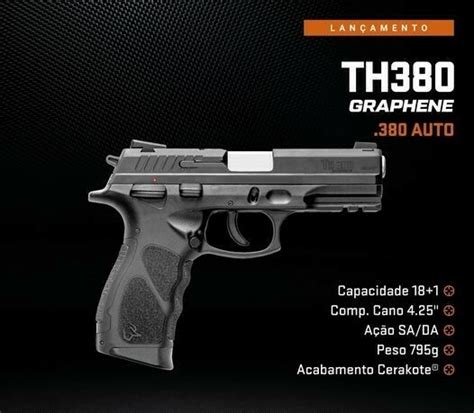 Pistola Taurus Th Full Graphene Cal Auto Sniper Armas Bahia