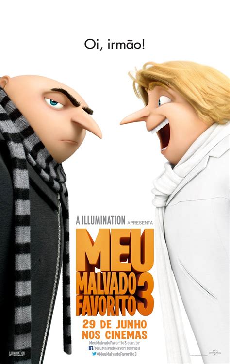 MEU MALVADO FAVORITO 3 Gru encontra irmão gêmeo em novo trailer