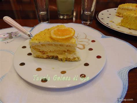 Torta Soffice Di Arancia Con Crema Golosa Tavola Golosa Di Gio