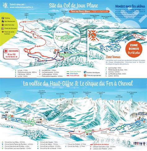 Bergfex Plan Des Pistes Haut Giffre Ski De Fond Haut Giffre