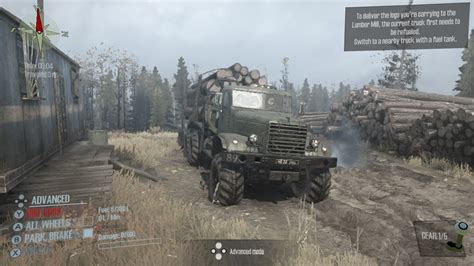 Spintires Mudrunner American Wilds Edition Switch Game