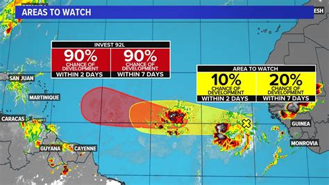 Tropical Update National Hurricane Center Watching Two Spots