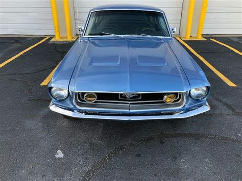 1968 Ford Mustang Fastback Gt Optioned Rare Blue For Sale Ford