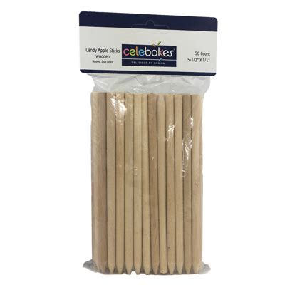 Candy Apple Sticks | Wooden Sticks – Shore Cake Supply