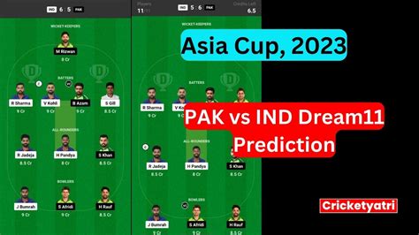 Pak Vs Ind Dream Prediction In Hindi Fantasy Cricket Pitch Report