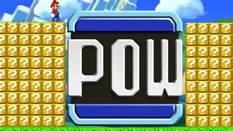 Can Mario Press The Ultimate Pow Block Jump Over Item Blocks New