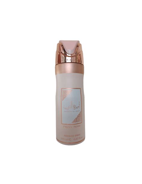 Desodorante Spray Ameerat Al Arab Prive Rose Lattafa Original Mujer