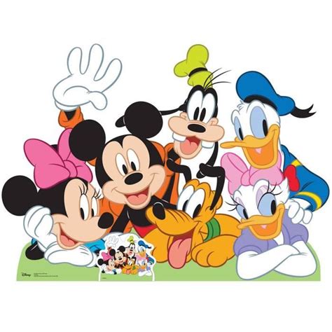 Figurine En Carton Mickey Et Ses Amis Disney Cdiscount Maison