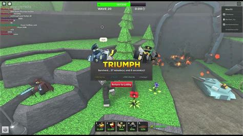 Roblox Tower Defence Sim Frost Event Triumph Youtube