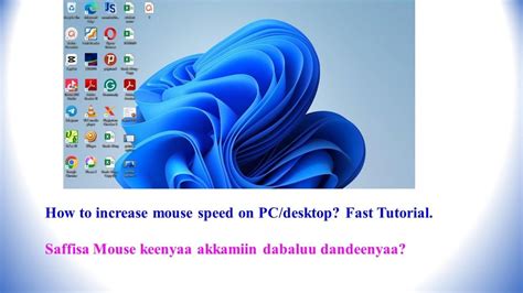 How To Increase Mouse Speed Best Tutorial In Afan Oromo Youtube